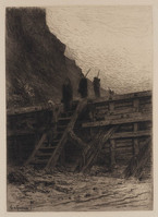 KG 08914
<br/>
Veules-en-Caux in Normandië
<br/>
<em>Storm van 's-Gravesande, Carel Nicolaas (1841-1924)</em>